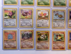 Complete 1st First Editions Jungle Set Uncommons/Commons Pokemon Cards Lot NM-LP - Image 5