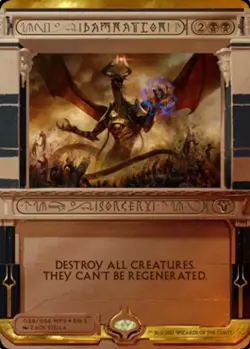 Damnation -Foil Near Mint MTG Amonkhet Invocations - Image 1