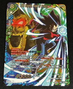 Dragon Ball Super Card Game CCG SS4 Vegeta Peak of Primitive Power BT8-136 Foil - Image 1