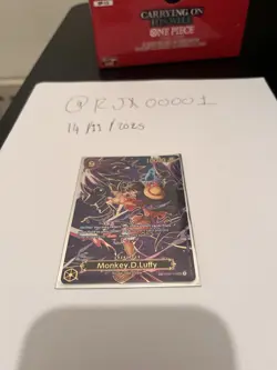 Monkey.D.Luffy OP09-119 SP OP13 One Piece TCG English Card Game CCG - Image 1