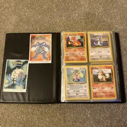 Pokemon WOTC Vintage Collection Holo Rare Cards Base Sets 1999 Binder Folder Lot - Image 2