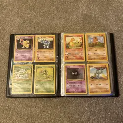 Pokemon WOTC Vintage Collection Holo Rare Cards Base Sets 1999 Binder Folder Lot - Image 3