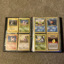 Pokemon WOTC Vintage Collection Holo Rare Cards Base Sets 1999 Binder Folder Lot - Image 4