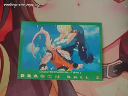 Carte Dragon Ball Z Serie Part 5 n° 34 card DBZ Panini Verte rare Vegetto Boo - Image 1