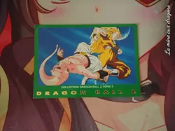 Carte Dragon Ball Z Serie Part 5 n° 90 card DBZ Panini Verte rare Goku Boo - Image 1