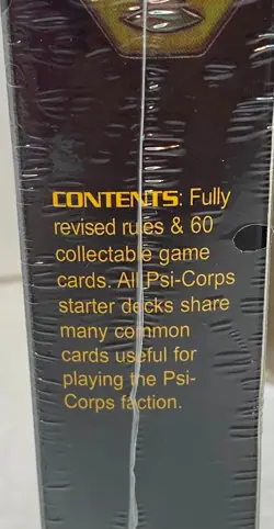 Babylon 5 Collectible Card Game CCG - Psi-Corps Starter 60 Card Deck Sealed - Image 4