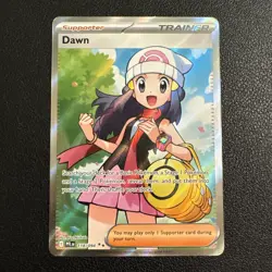 Dawn 118/094 Ultra Rare Full Art NM Pokemon Card PFL Phantasmal Flames - Image 1