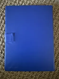 Vintage 1999 Pokemon Charmander Blue Binder Holder- filled, 1 first edition - Image 4