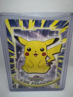 1999 Topps Pokemon #25 Pikachu TV Animation Edition Series MINT - Image 1