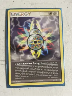 Pokemon Double Rainbow Energy 88/100 2006 EX Crystal Guardians - Image 1