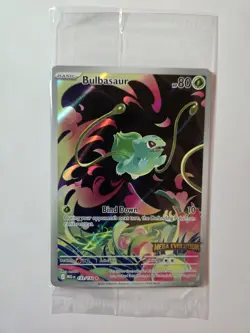 2025 POKEMON Mega Evolutions BULBASAUR ILLUSTRATION PROMO SEALED - Image 1