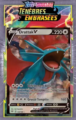 Drattak V - EB03:Tenebres Embrasees - 143/189 - Carte Pokemon Neuve Francaise - Image 1