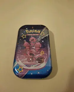 Pokemon Paldean Fates Mini Tin - Tinkatink Sealed (2 booster packs Inside) - Image 1