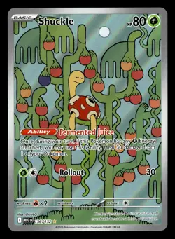 Shuckle (Illustration Rare) 136/132 Pokemon Mega Evolution Base Set - Image 1