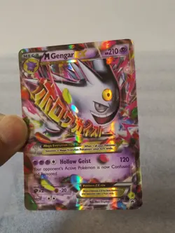 Pokemon TCG Mega M Gengar EX XY166 Black Star Promo Ultra Rare - Image 3