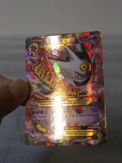 Pokemon TCG Mega M Gengar EX XY166 Black Star Promo Ultra Rare - Image 4