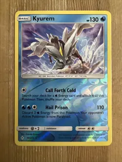 Kyurem - 50/214 - Reverse Holo Rare NM, English Pokemon Unbroken Bonds - Image 1
