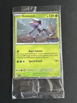Pokemon Genesect 008 Mega Evolution Phantasmal Flames Best Buy Promo STAMPED - Image 1