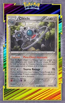 🌈Cliticlic Reverse-XY11:Offensive Vapeur-73/114-Carte Pokemon Neuve Francaise - Image 1
