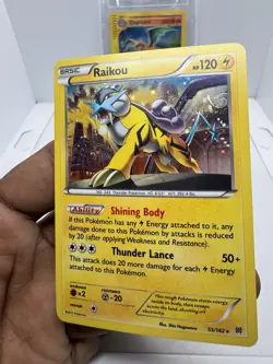 Raikou - 55/162 (Cosmos Holo) 055/162 Promo Holo Pokemon ~ GALAXY SWIRL 🪐 - Image 2