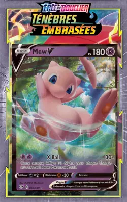 Mew V - EB03:Tenebres Embrasees - 069/189 - Carte Pokemon Neuve Francaise - Image 1