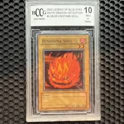 Yugioh 2002 1st Edition LOB Hinotama Soul BCCG 10 - Image 1