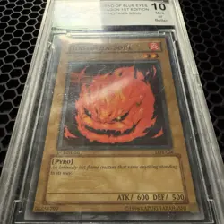 Yugioh 2002 1st Edition LOB Hinotama Soul BCCG 10 - Image 3