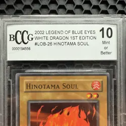 Yugioh 2002 1st Edition LOB Hinotama Soul BCCG 10 - Image 4