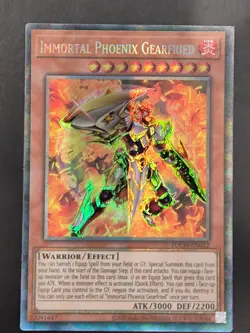 YUGIOH IMMORTAL PHOENIX GEARFRIED COLLECTORS RARE EXCELLENT TOCH-EN012 - Image 1