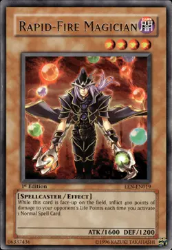 Rapid-Fire Magician - Rare 1st Edition EEN-EN019 - MP - YuGiOh - Image 1