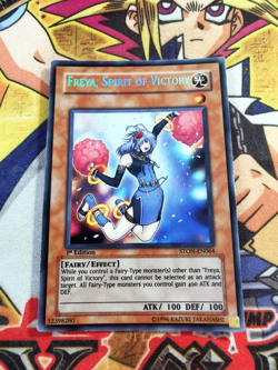 Freya, Spirit of Victory ston-en064 1st Edition (LP/MP) Secret Rare Yu-Gi-Oh! - Image 1