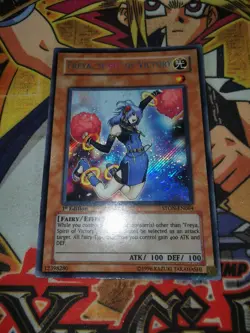 Freya, Spirit of Victory ston-en064 1st Edition (LP/MP) Secret Rare Yu-Gi-Oh! - Image 3