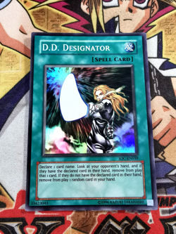 D.D. Designator ioc-en039 *OG PRINT* (NM+) Super Rare Yu-Gi-Oh! - Image 1