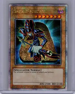 Yugioh LC01-EN005 Dark Magician (Quarter Century Secret Rare) NM - Image 1