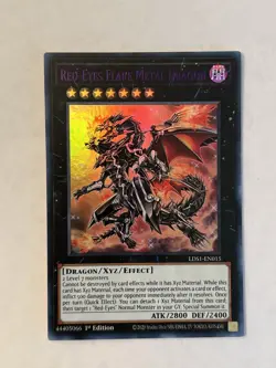 Yu-Gi-Oh! TCG Red-Eyes Flare Metal Dragon (Purple) Legendary Duelists: Season 1 - Image 1