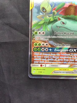 Pokemon Cards: Team Up Rare Holo: Celebi & Venusaur GX 1/181 - Image 5