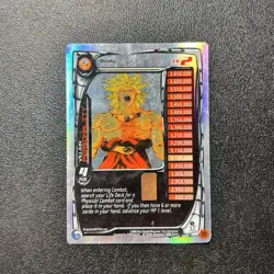 Dragon Ball Z/GT Score Broly Lv2 Hi-Tech Foil Promo #F1 Limited DBZ Card UR MP - Image 1
