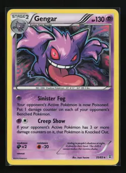Gengar 60/162 Holo Rare XY - BREAKthrough Pokemon Card - Image 1