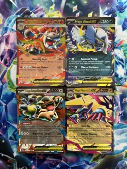 Pokemon TCG Mega Evolution EX x4 Cards Bundle - Image 1