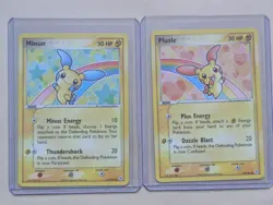 Plusle and Minun Hidden Legends 69/101 67/101 Pokemon Card Connected Art - Image 1