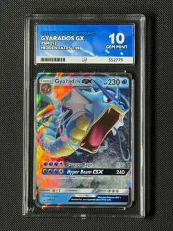 ACE 10 Gyarados GX SM212 Pokemon Card Hidden Fates S&M Holo Promo GEM MINT - Image 1