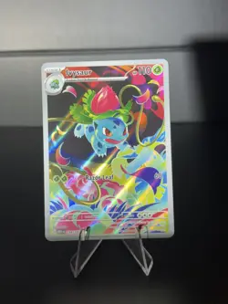 Ivysaur 134/132 Illustration Rare Pokemon Card Pack Fresh Mint Condition TCG - Image 1