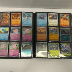 Lot of 360 Pokemon Trading Cards and 12"x 9.5" Collector Book - Multiple Types - Image 4