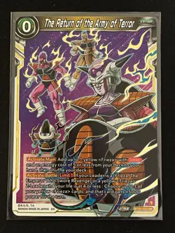 Dragon Ball Super Card Game The Return of the Army of Terror SR Foil Card - Image 1