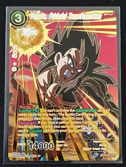 Dragon Ball Super Card Game Vegeta Prideful Transformation SPR Foil Card - Image 1
