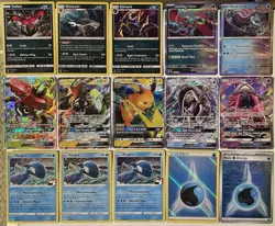 Pokemon Card Lot Of 15 GX / Holo Rares / Promo Modern TCG Various Sets - Image 1
