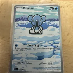 Pokemon TCG Cubchoo Illustration Rare Card 109/086 English Black Bolt - Image 1