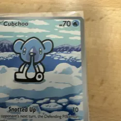 Pokemon TCG Cubchoo Illustration Rare Card 109/086 English Black Bolt - Image 3