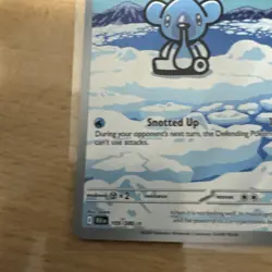 Pokemon TCG Cubchoo Illustration Rare Card 109/086 English Black Bolt - Image 5
