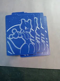 65 Ct Pokemon GO Mewtwo Card Sleeves New & 4 Dividers - Image 5